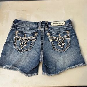 Rock revival Stylish Blue Denim Women Shorts